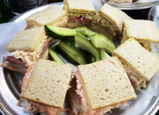 Sloppy Joe sandwich in North Jersey – Iconic NJ foods The iconic sloppy Joe sandwich from Town Hall Deli in South Orange, NJ.