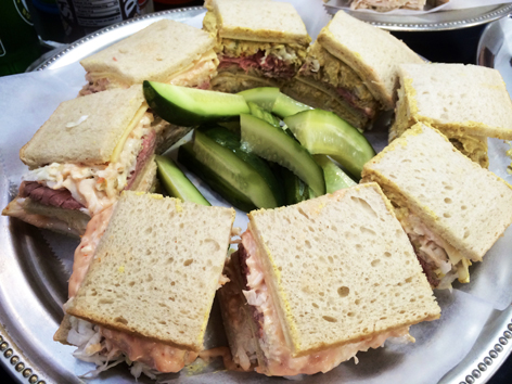 The iconic sloppy Joe sandwich from Town Hall Deli in South Orange, NJ. 