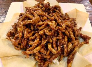 Jingjiang rousi – Beijing, China Jingjiang rousi from a Beijing restaurant