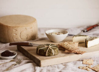Local Tasmanian cheese – Hobart, Tasmania A selection of award-winning Tasmanian cheeses from Bruny Island Cheese Co. near Hobart, Tasmania