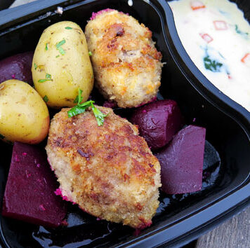 Krebinetter – Copenhagen, Denmark – Local Food Guide Krebinetter, breaded pork patties, from Copenhagen, Denmark
