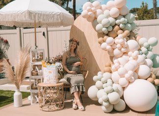 My Gender-Neutral Backyard Baby Shower in San Diego • The Blonde Abroad