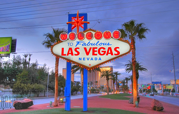Welcome to Las Vegas sign, in Las Vegas.